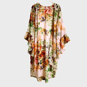 LIve 4 Truth Floral Kimono-Style Cardigan 3X
